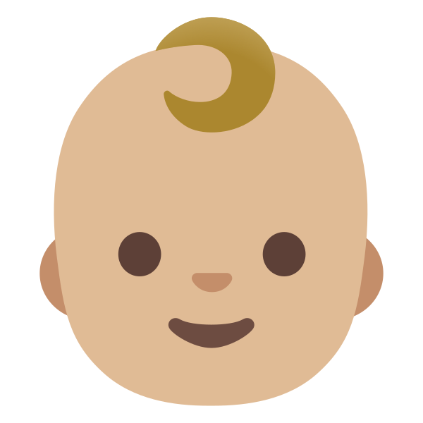 Emoji U1f476 1f3fc