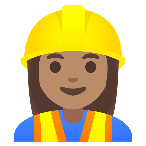 Emoji U1f477 1f3fd 200d 2640