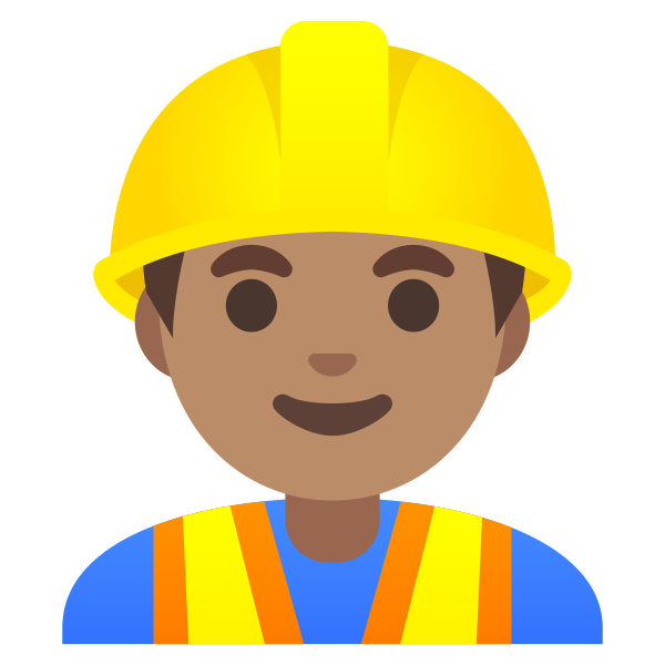 Emoji U1f477 1f3fd 200d 2642