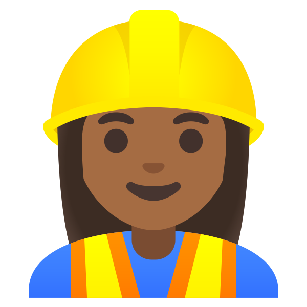 Emoji U1f477 1f3fe 200d 2640