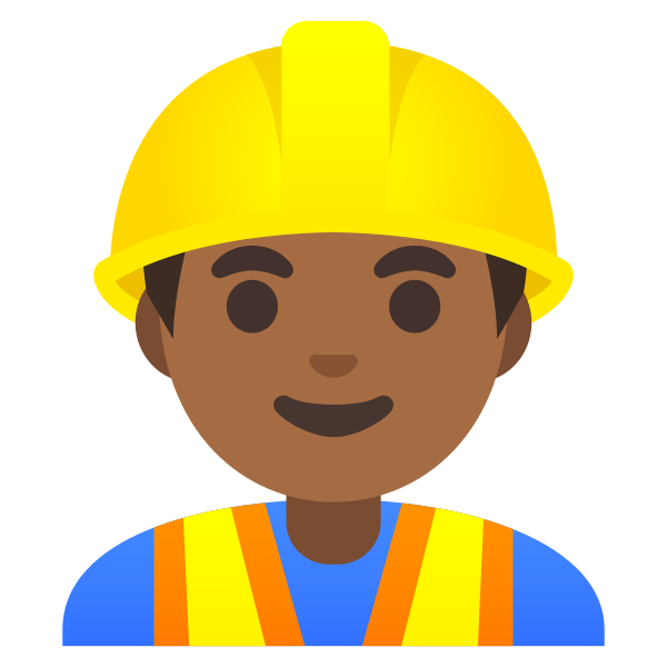 Emoji U1f477 1f3fe 200d 2642