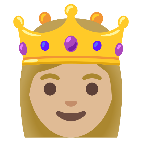 Emoji U1f478 1f3fc