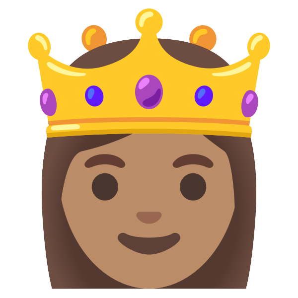 Emoji U1f478 1f3fd