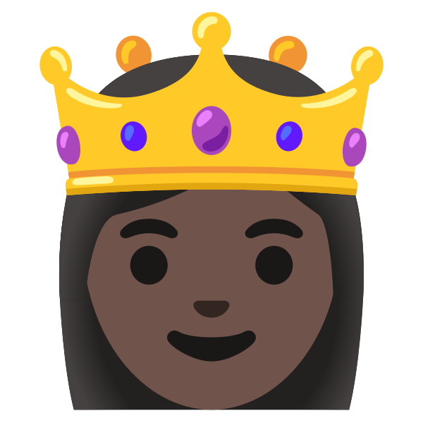 Emoji U1f478 1f3ff
