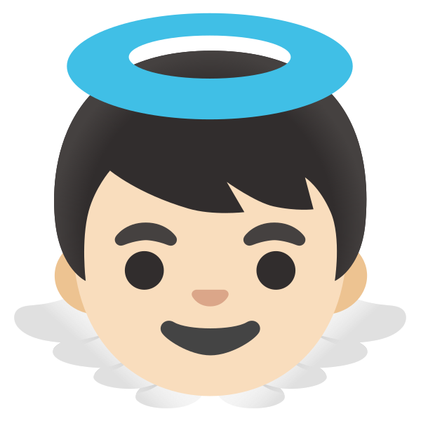 Emoji U1f47c 1f3fb