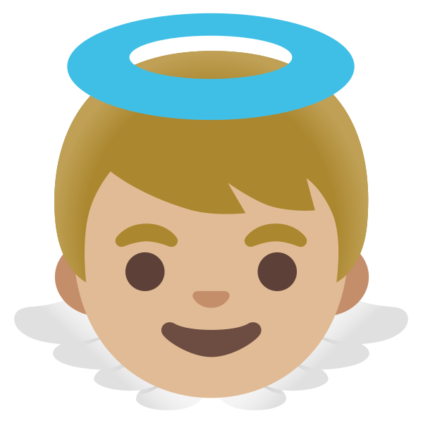 Emoji U1f47c 1f3fc