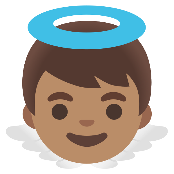 Emoji U1f47c 1f3fd