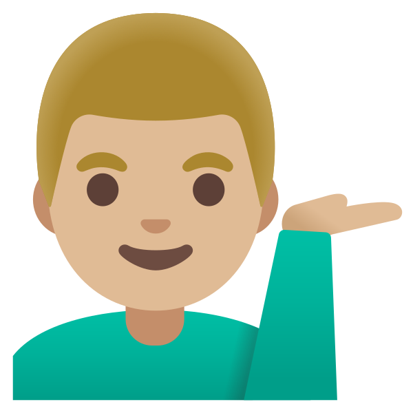 Emoji U1f481 1f3fc 200d 2642