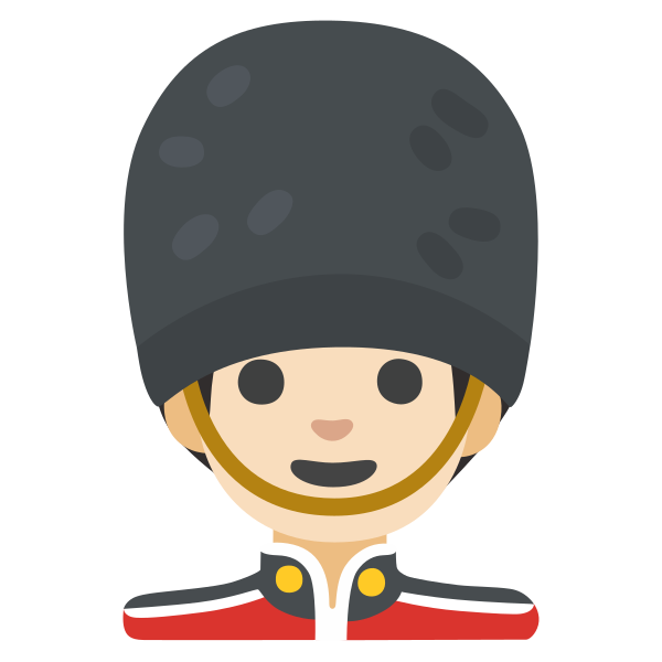 Emoji U1f482 1f3fb 200d 2642