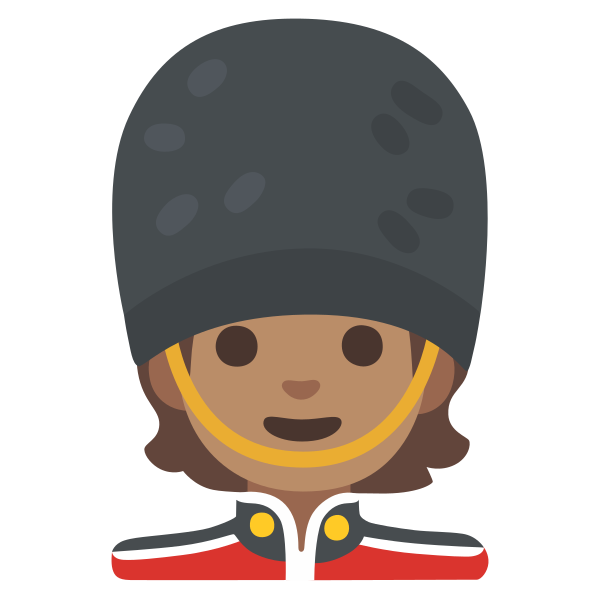 Emoji U1f482 1f3fd