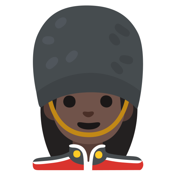 Emoji U1f482 1f3ff 200d 2640