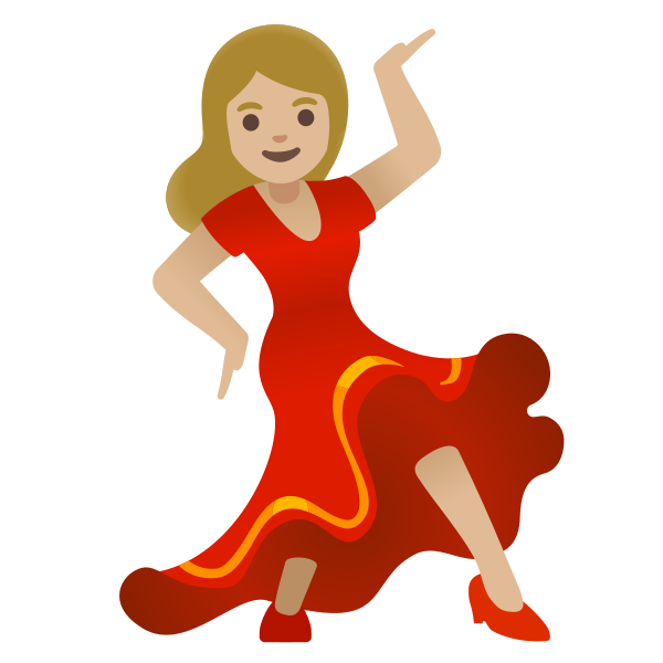 Emoji U1f483 1f3fc