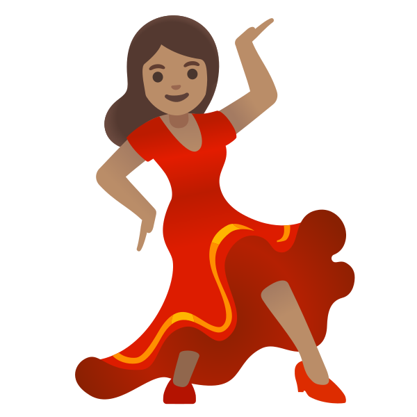 Emoji U1f483 1f3fd