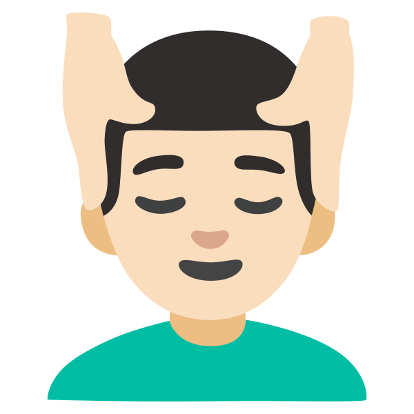Emoji U1f486 1f3fb 200d 2642