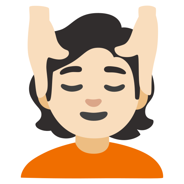 Emoji U1f486 1f3fb
