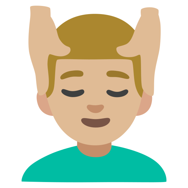 Emoji U1f486 1f3fc 200d 2642