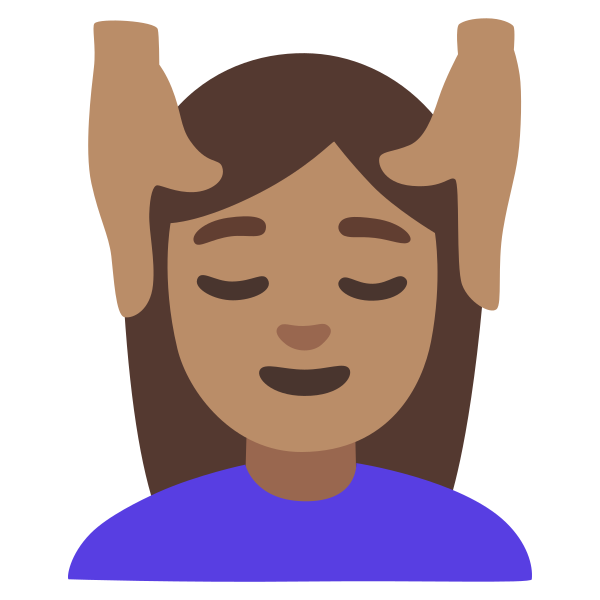 Emoji U1f486 1f3fd 200d 2640