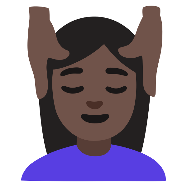 Emoji U1f486 1f3ff 200d 2640