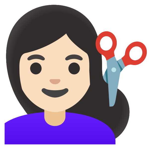 Emoji U1f487 1f3fb 200d 2640