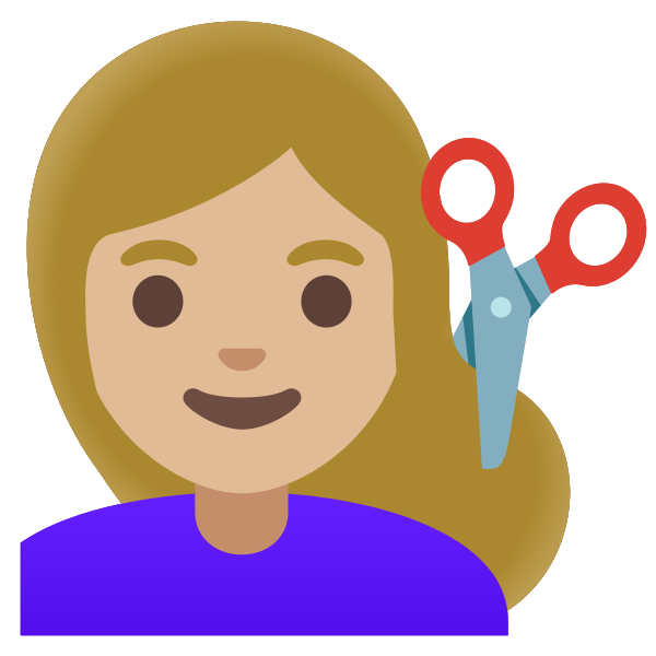 Emoji U1f487 1f3fc 200d 2640