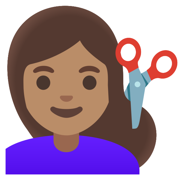 Emoji U1f487 1f3fd 200d 2640