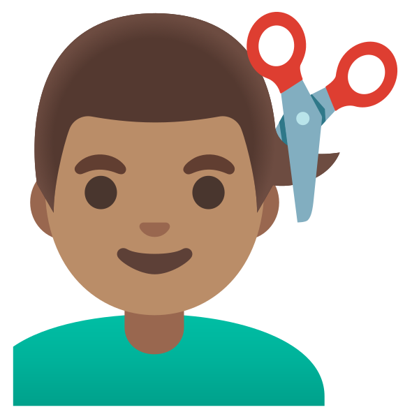 Emoji U1f487 1f3fd 200d 2642