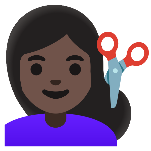 Emoji U1f487 1f3ff 200d 2640