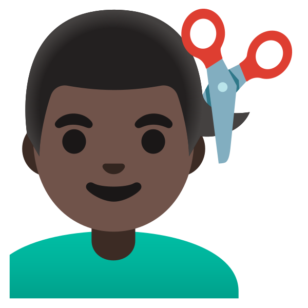 Emoji U1f487 1f3ff 200d 2642