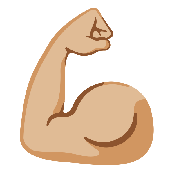 Emoji U1f4aa 1f3fc
