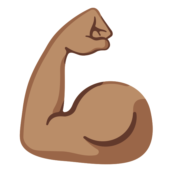 Emoji U1f4aa 1f3fd