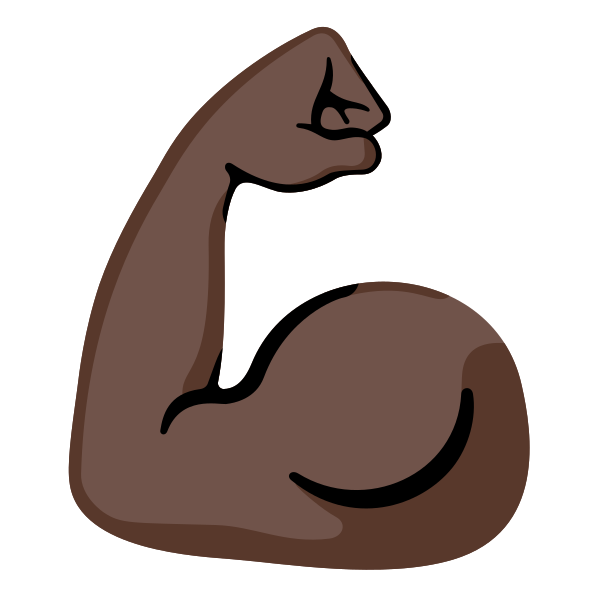 Emoji U1f4aa 1f3ff