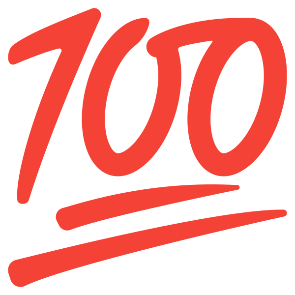 Emoji U1f4af