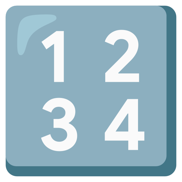 Emoji U1f522