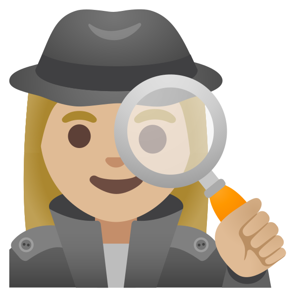 Emoji U1f575 1f3fc 200d 2640
