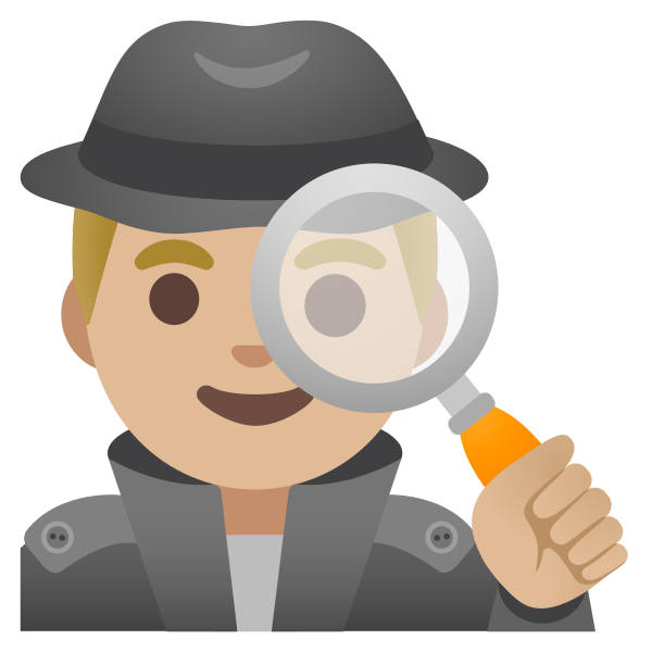 Emoji U1f575 1f3fc 200d 2642