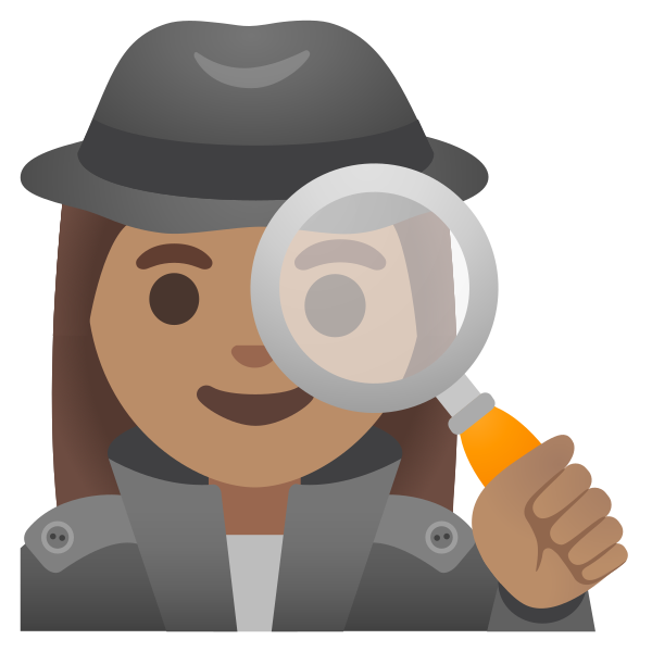 Emoji U1f575 1f3fd 200d 2640