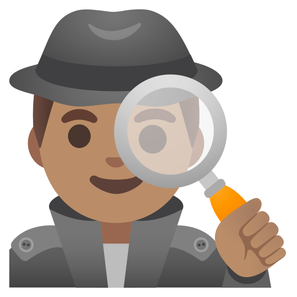 Emoji U1f575 1f3fd 200d 2642