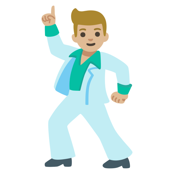 Emoji U1f57a 1f3fc