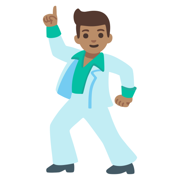 Emoji U1f57a 1f3fd