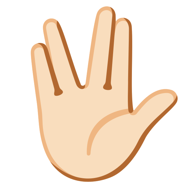 Emoji U1f596 1f3fb