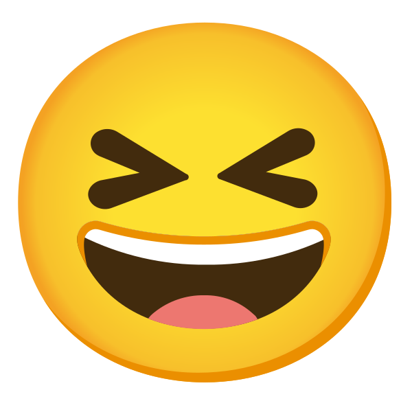 Emoji U1f606