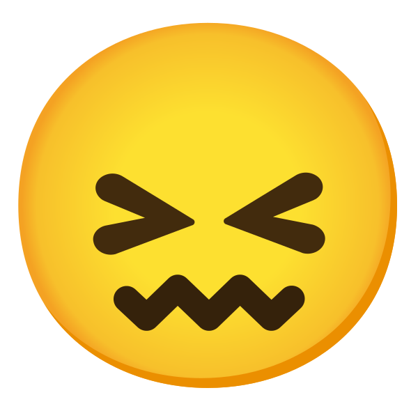Emoji U1f616