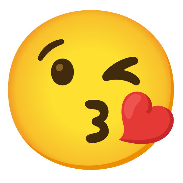 Emoji U1f618