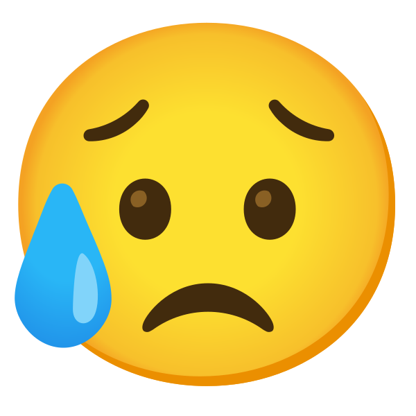 Emoji U1f625