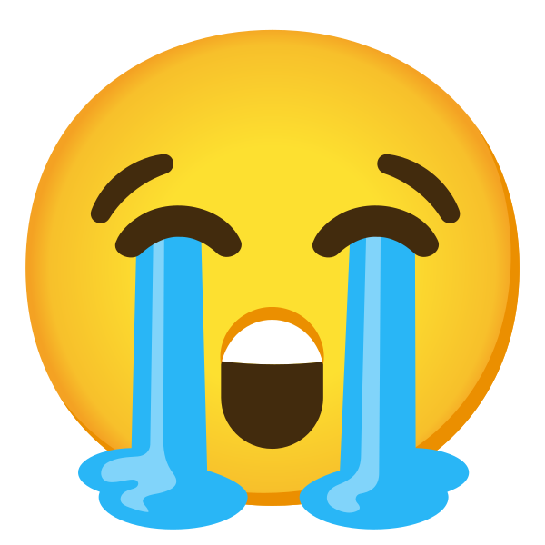 Emoji U1f62d