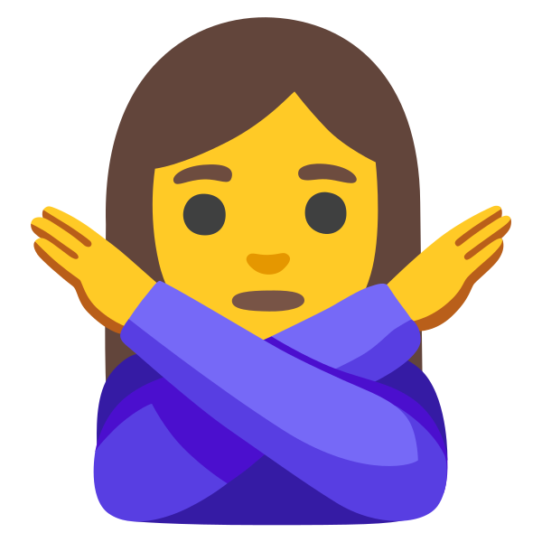 Emoji U1f645 200d 2640