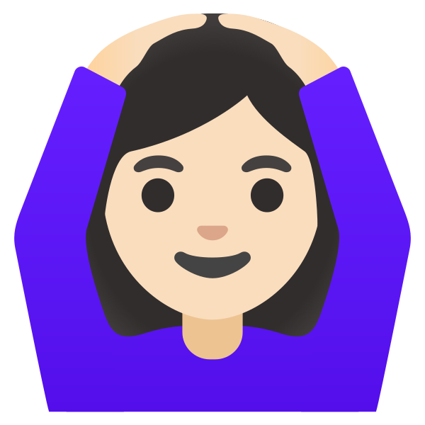 Emoji U1f646 1f3fb 200d 2640