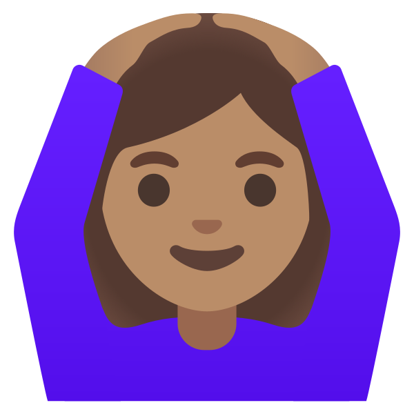 Emoji U1f646 1f3fd 200d 2640