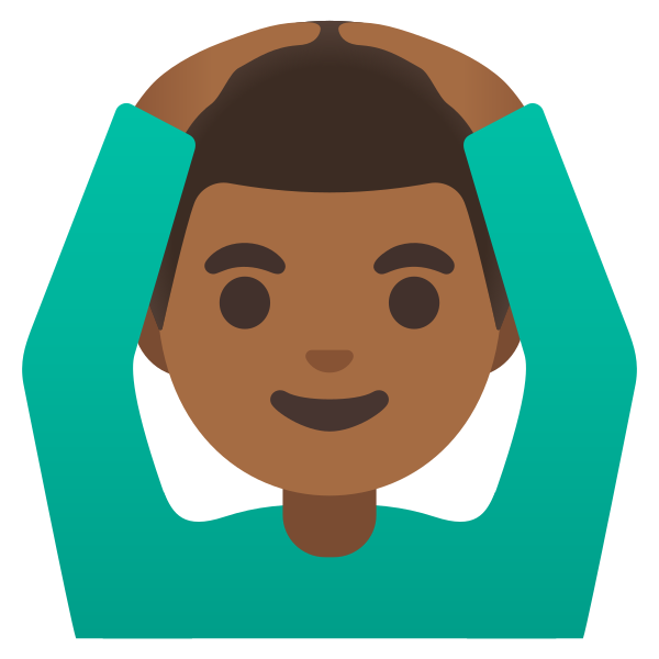 Emoji U1f646 1f3fe 200d 2642