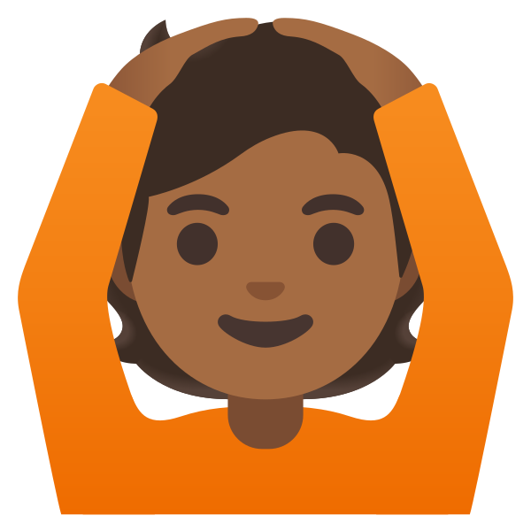 Emoji U1f646 1f3fe